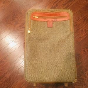 Vintage tweed Hartmann Carry on luggage